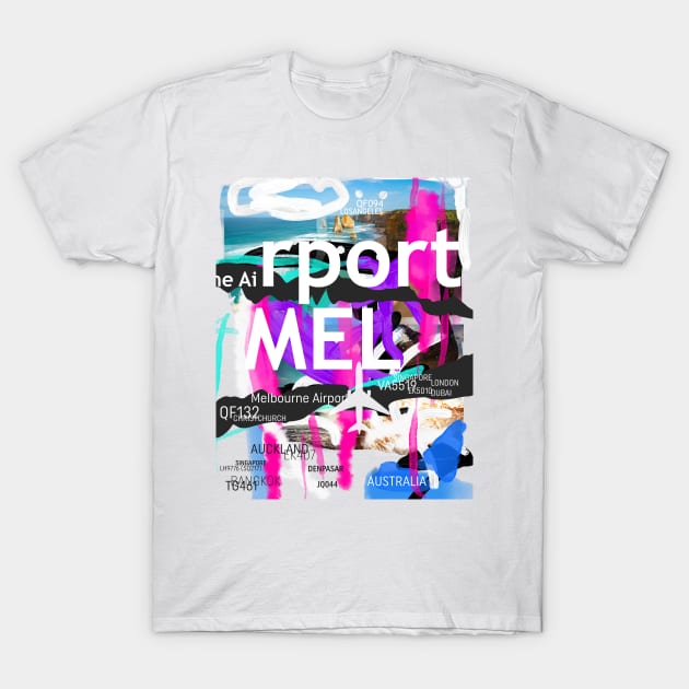 MEL Melbourne airport T-Shirt by Woohoo